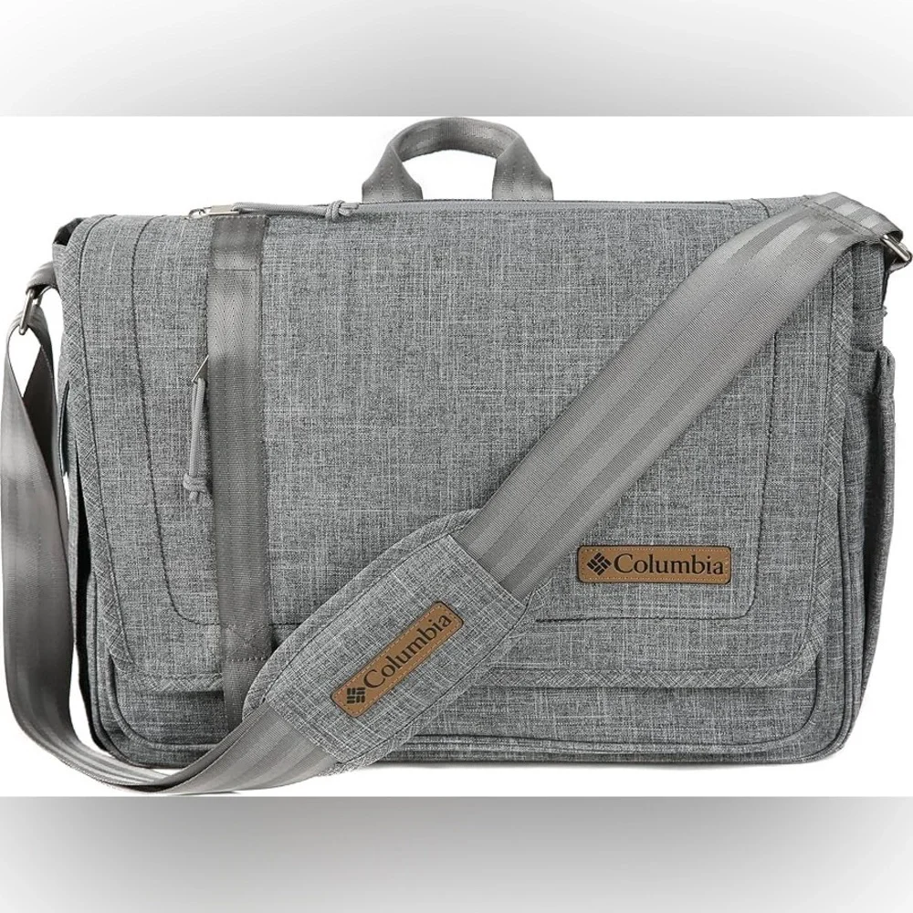 Columbia Gray Baby Bag with Modern Design